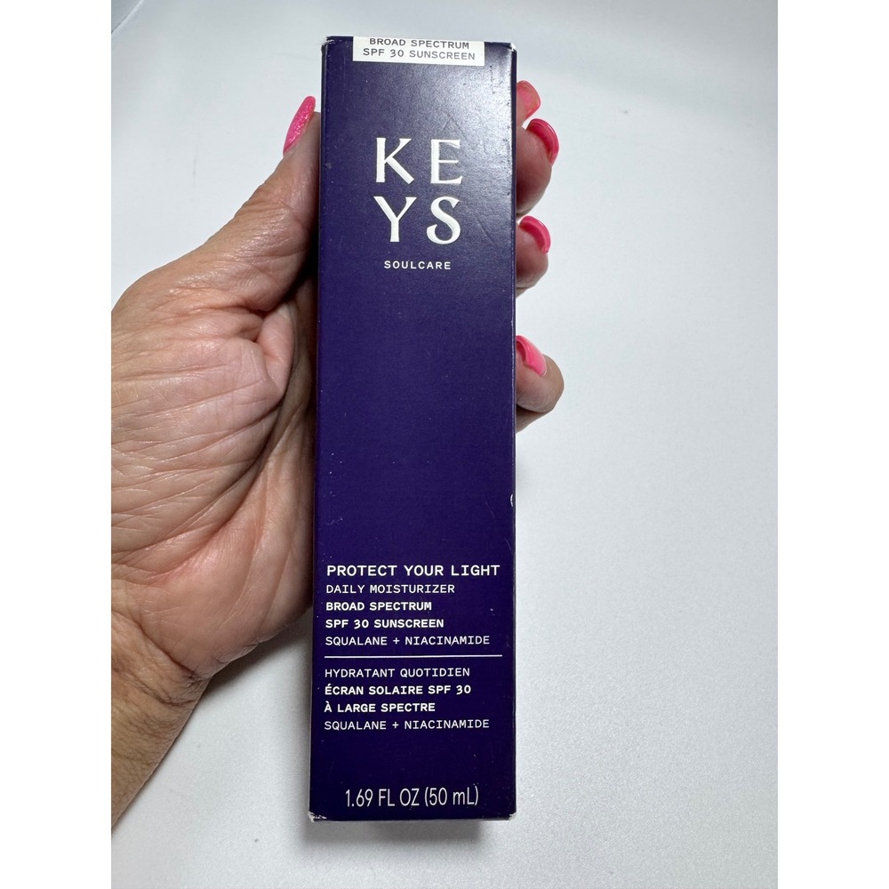 Keys Soulcare Protect Your Light Daily Moisturizer SPF 30 Squalane 50ml NWOT